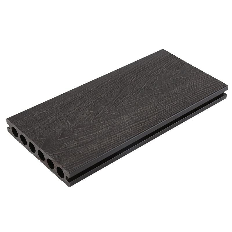 dark teak modern decor terrace splicing floor panel