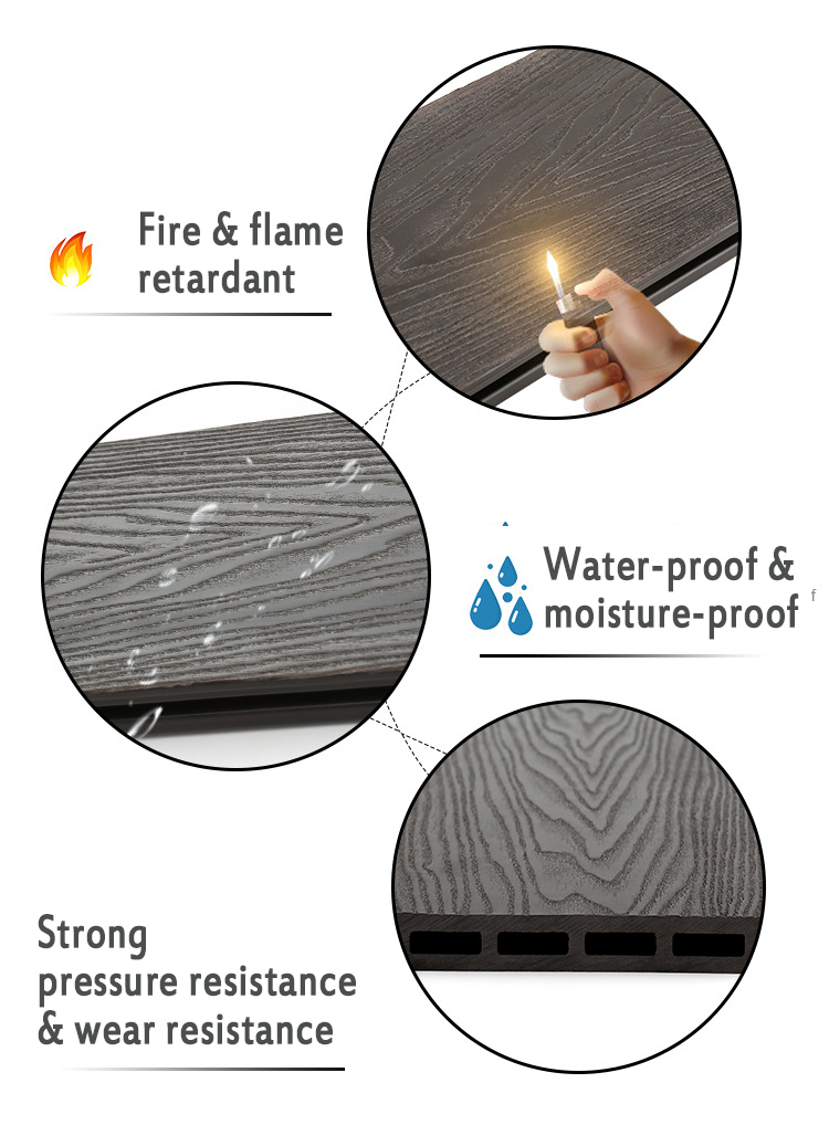 Moisture and frost resistant decking panel