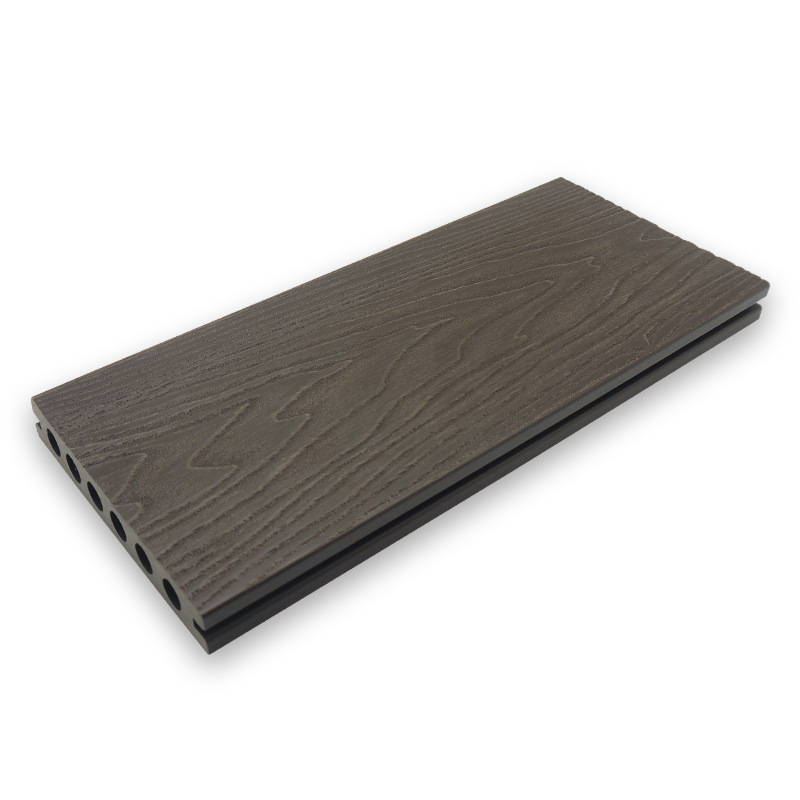 Patio chocolate brown woodgrain exterior decking