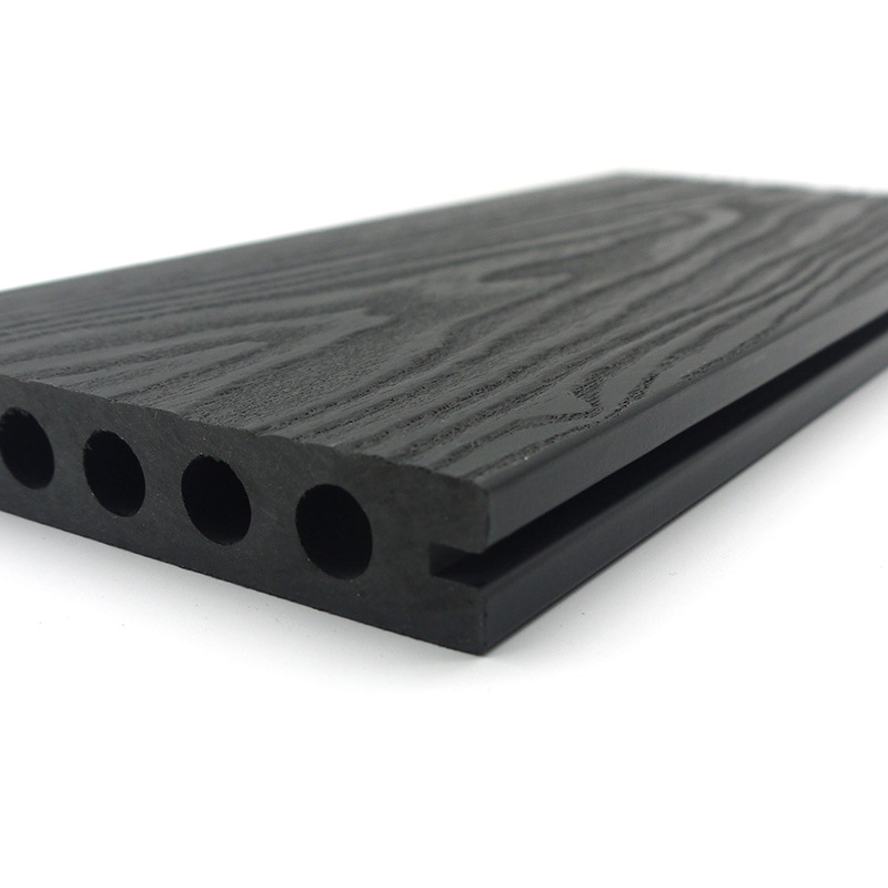 stylish embossed black zero formaldehyde plaza decking