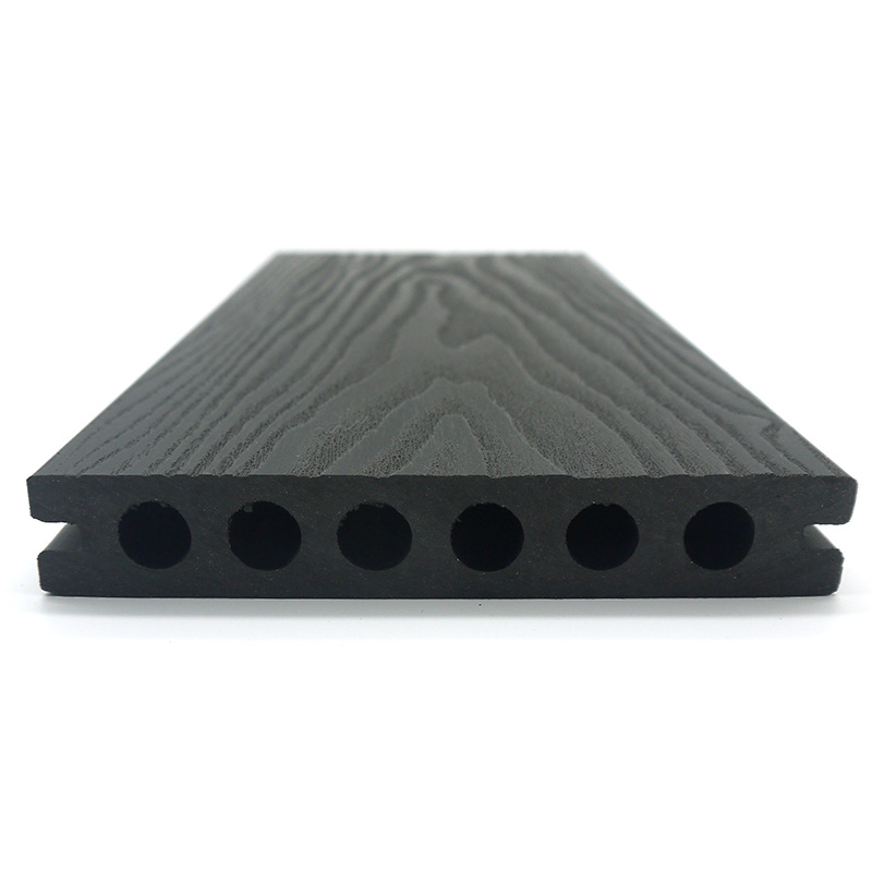 stylish embossed black zero formaldehyde plaza decking