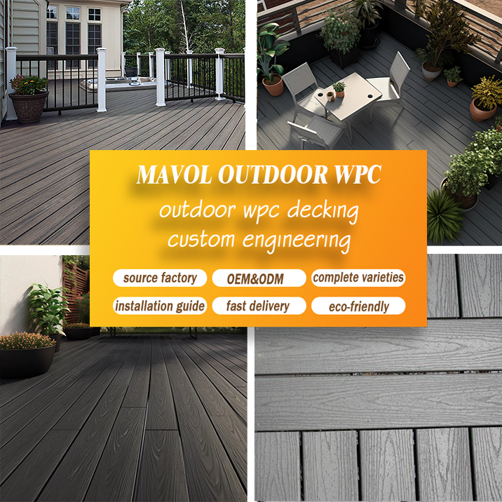 wpc decking panel