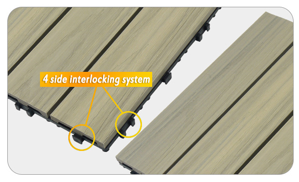 splicing deck tile