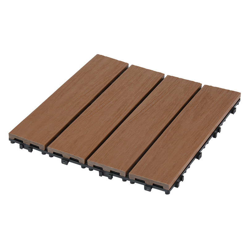 anti-scratch teak poolside parquet deck tiles 30x30