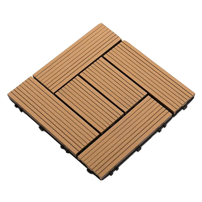 factory direct coffee wpc interlocking deck board