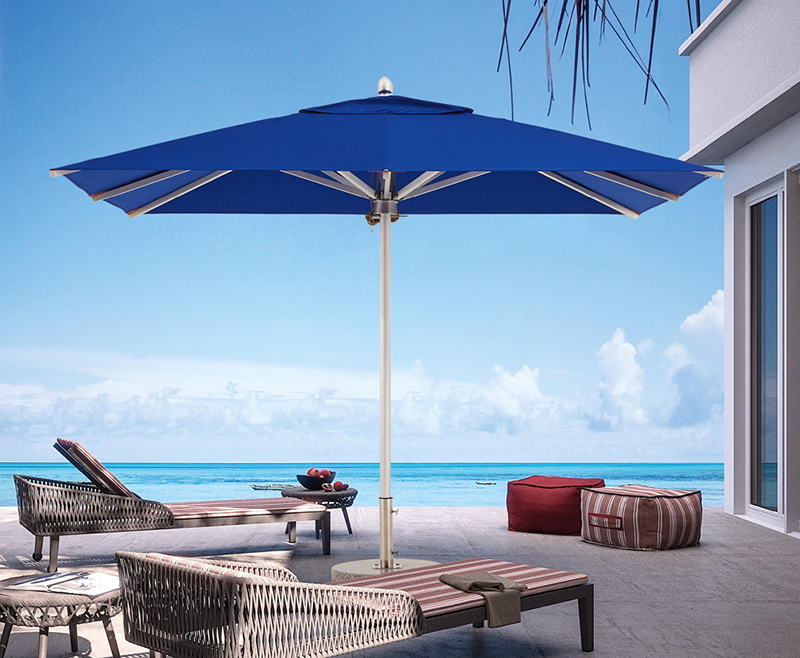 manufacturer supply 8 ribs hotel pool patio umbrellas