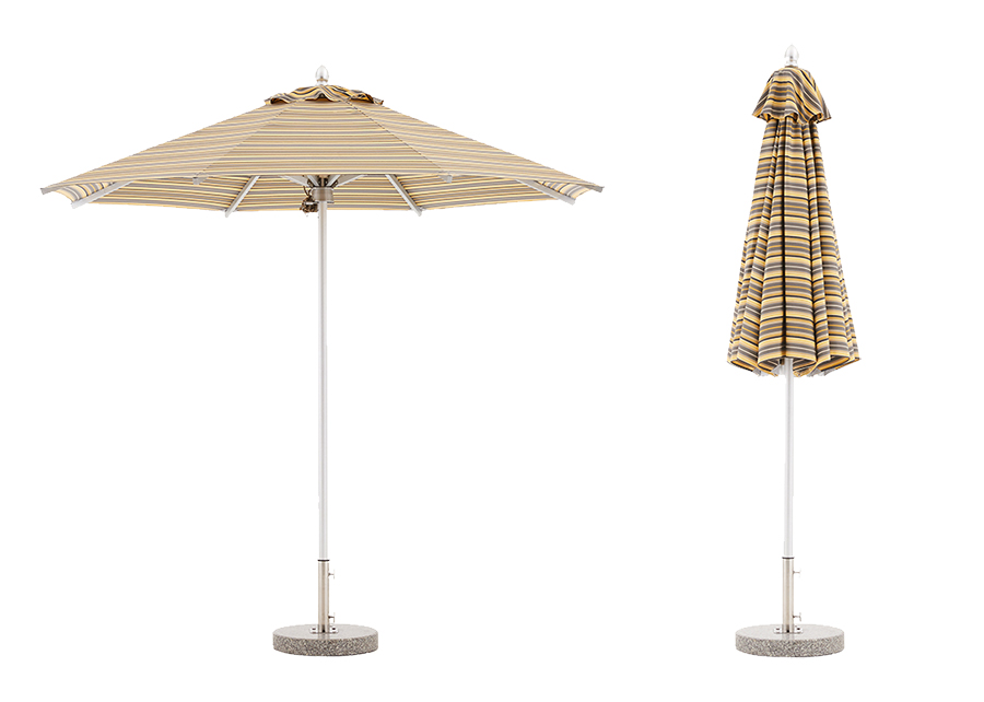 stripe parasol