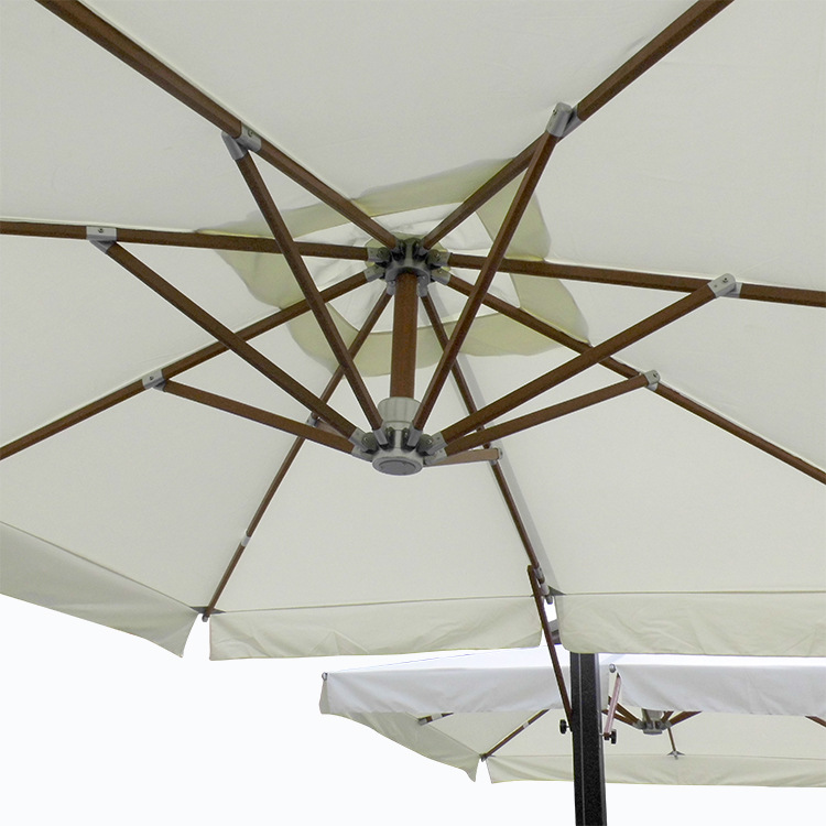 Double head hotel sunscreen roma cantilever umbrella