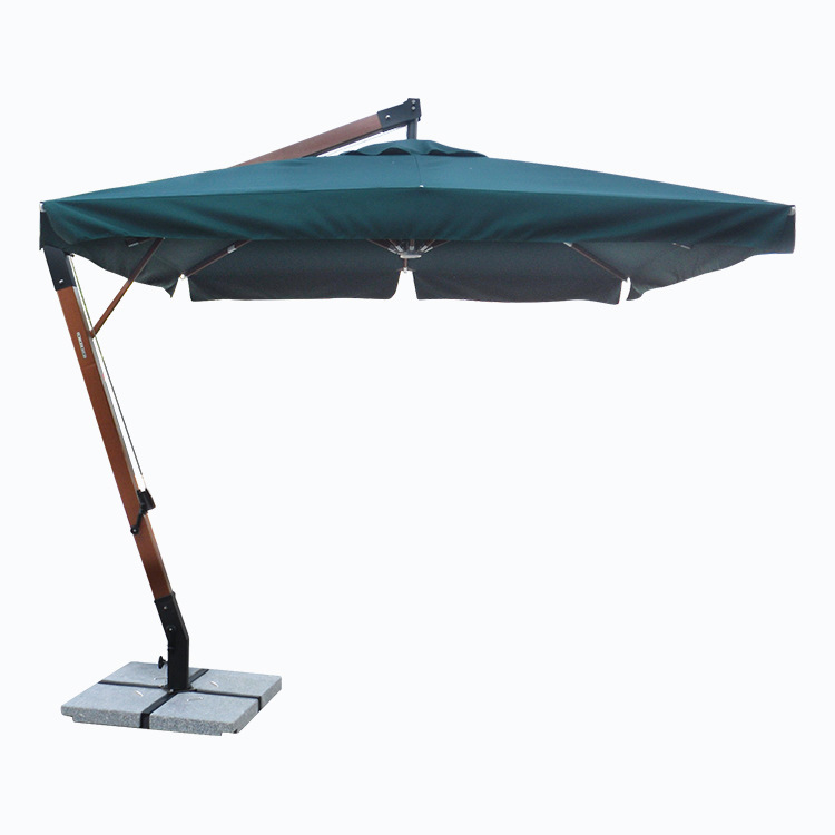 advertising hanging parasol with valance canopy