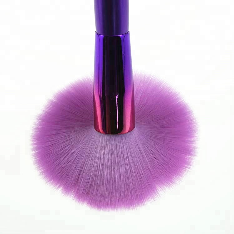 Premium Purple Synthetic Soft Vegan Makeup Brushes Sets