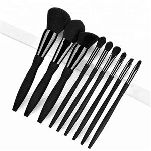 9pcs Pro Vegan Synthetic Make Up Brushes Luxury Makeup Brush Set With Belt Bag
