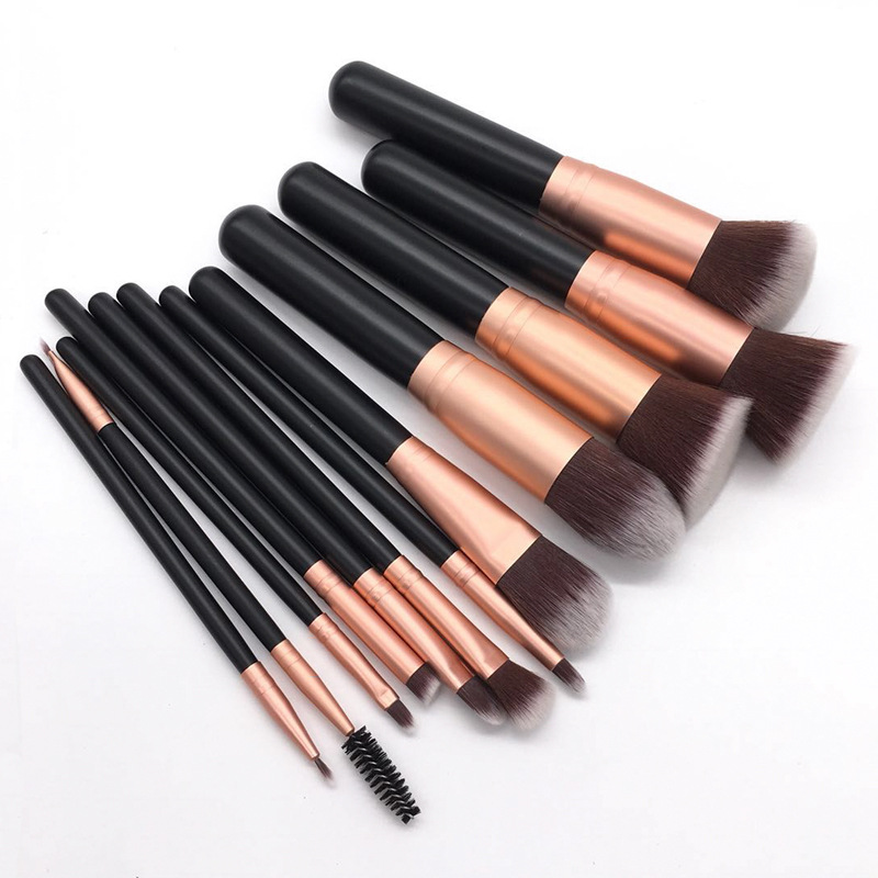 2023 Brush Make Set Up Luxury Makeup Brush Set Kit Wholesale Wood Handle Private Label Foundation Cosmetic Makeup Brushes