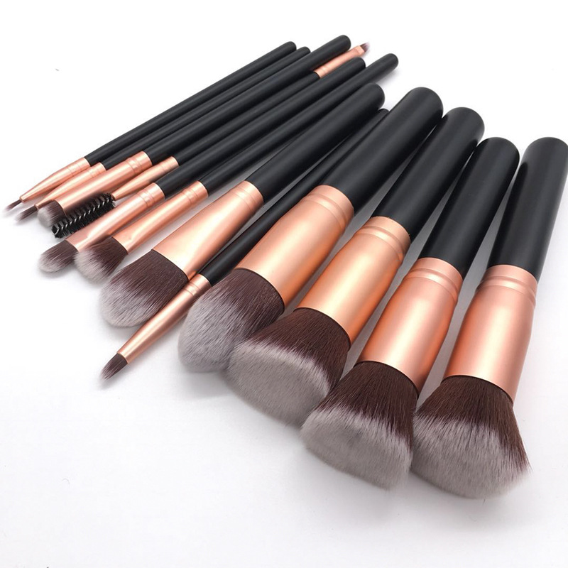 2023 Brush Make Set Up Luxury Makeup Brush Set Kit Wholesale Wood Handle Private Label Foundation Cosmetic Makeup Brushes