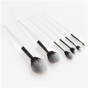 5 Colorful Make Up Brushes With Small Waist Design Makeup Brushes Set Can Printable Logo