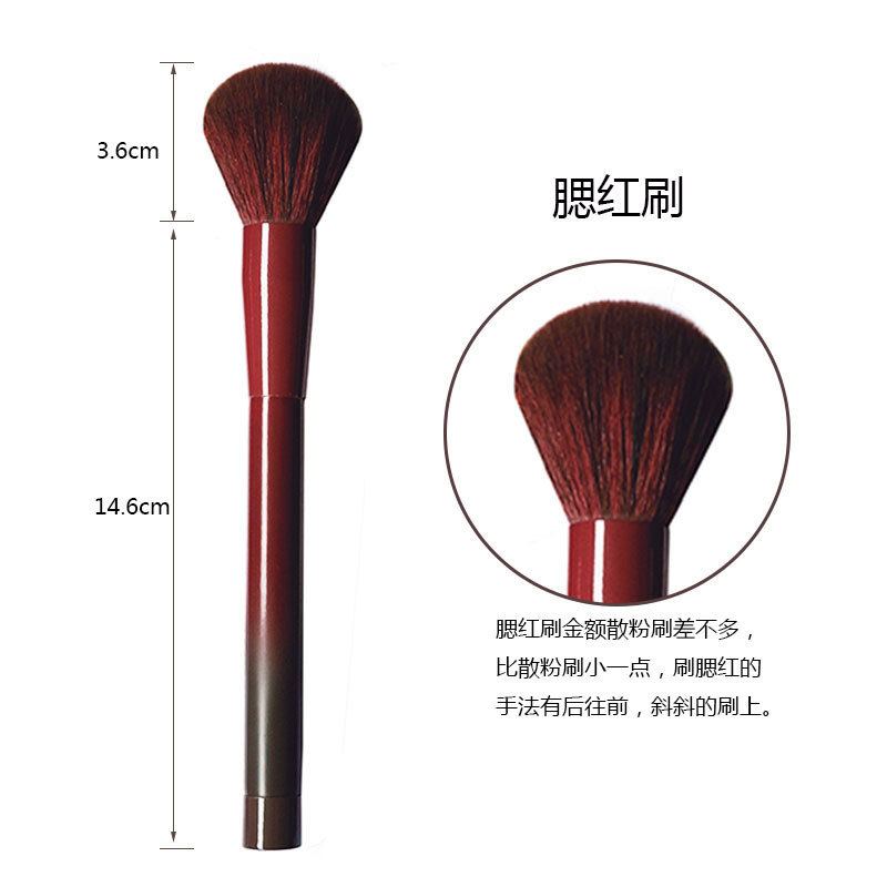 Private Label 5pcs Makeup Tools Nylon Hair Brochas Maquillaje Travel Size Makeup Brushes Set