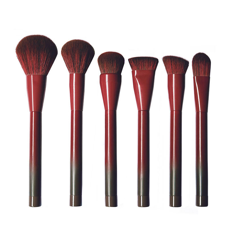 Private Label 5pcs Makeup Tools Nylon Hair Brochas Maquillaje Travel Size Makeup Brushes Set