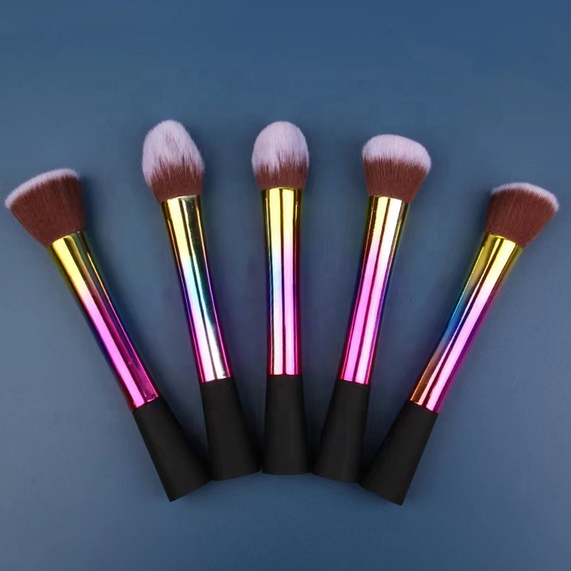 5pcs Synthetic Hair Foundation Makeup Brush Sets