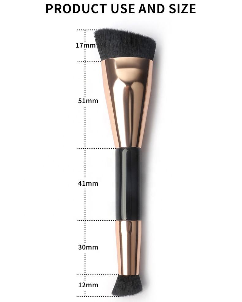Individual Foundation Makeup Brush Rose Gold Contour Brush