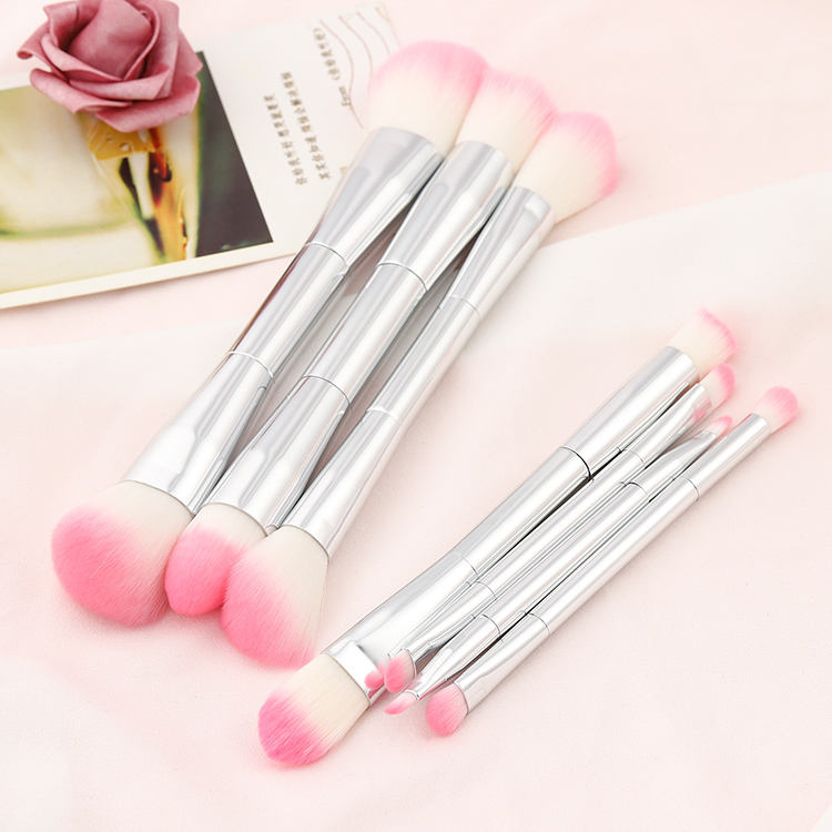 Soft Eyeliner Brushes Synthetic Bristles Angled Liner Brush Sets