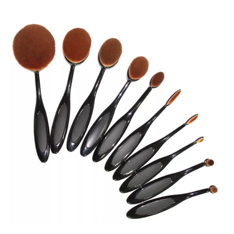 High Quality Professional 10pcs Toothbrush Makeup Brush Sets