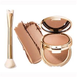 Makeup Brushes Double Ended Foundation Brush & Concealer Brush,