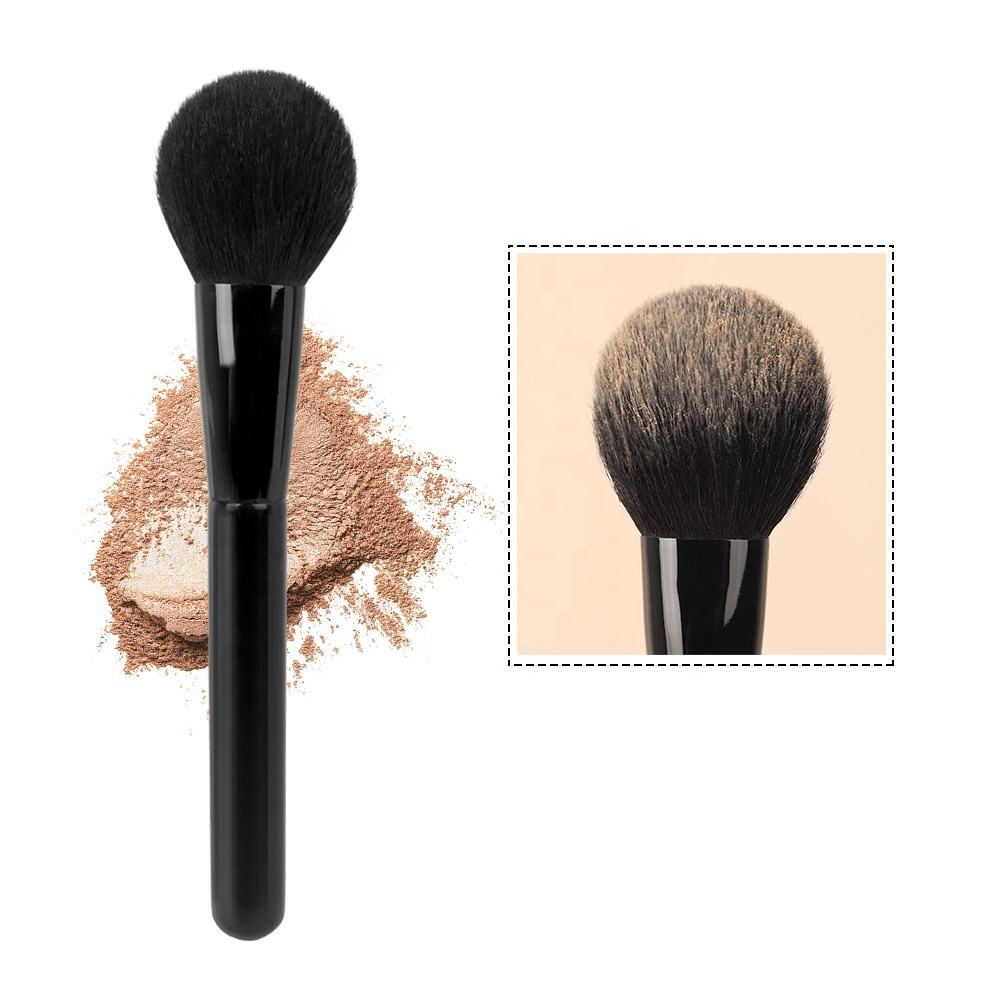 Ultra Powder Makeup Brush, voor het instellen van poeder, bronzer en blush, pure, opbouwbare dekking, grote, pluizige poederborstel