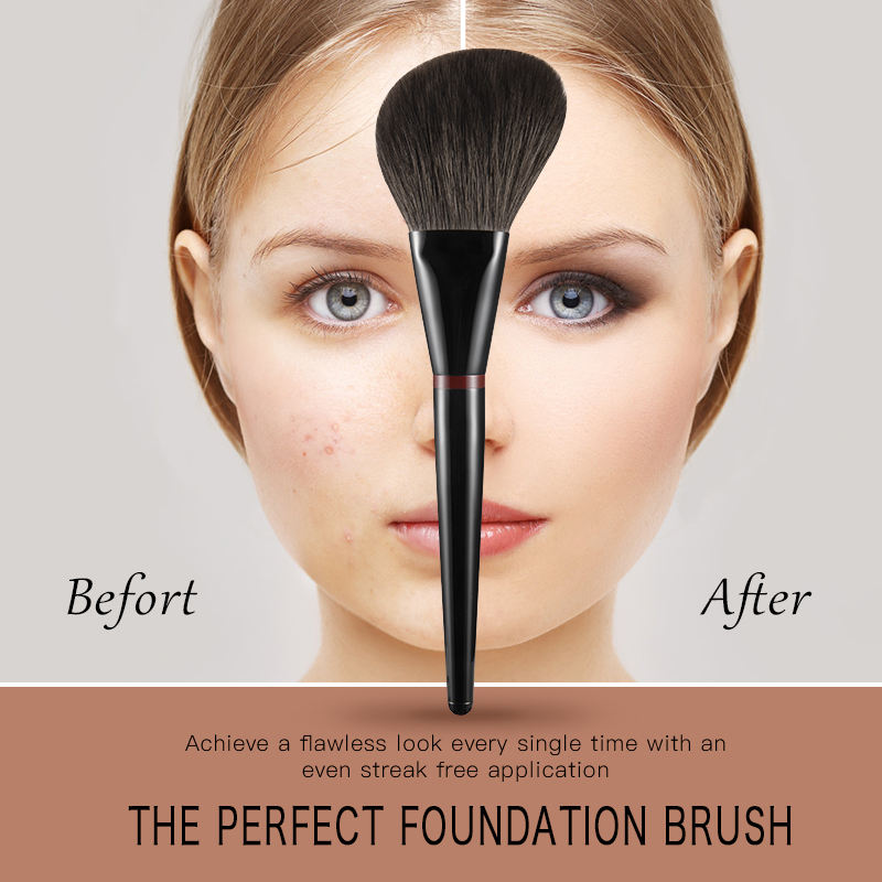 Powder Brush, Professional Makeup Brush for Setting Powder, Blush & Bronzer