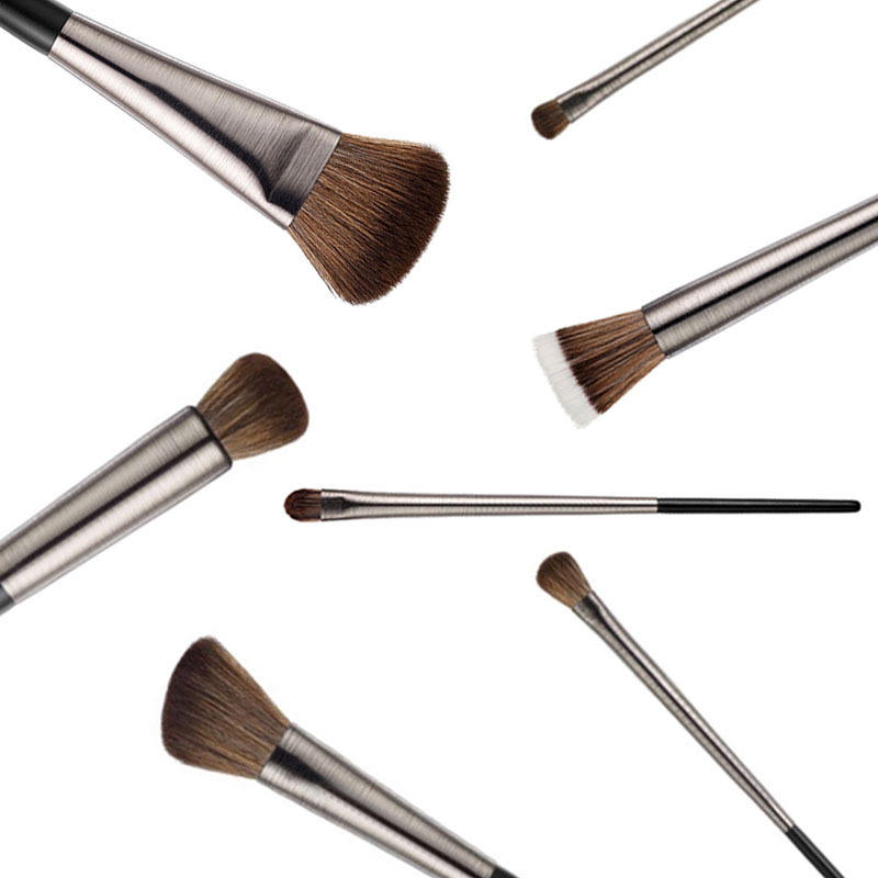 7pcs Makeup Brushes factory directly Makeup Brush Set Powder Foundation Contour Blush Concealer Eye Shadow Blending Liner Make Up Brush Kit