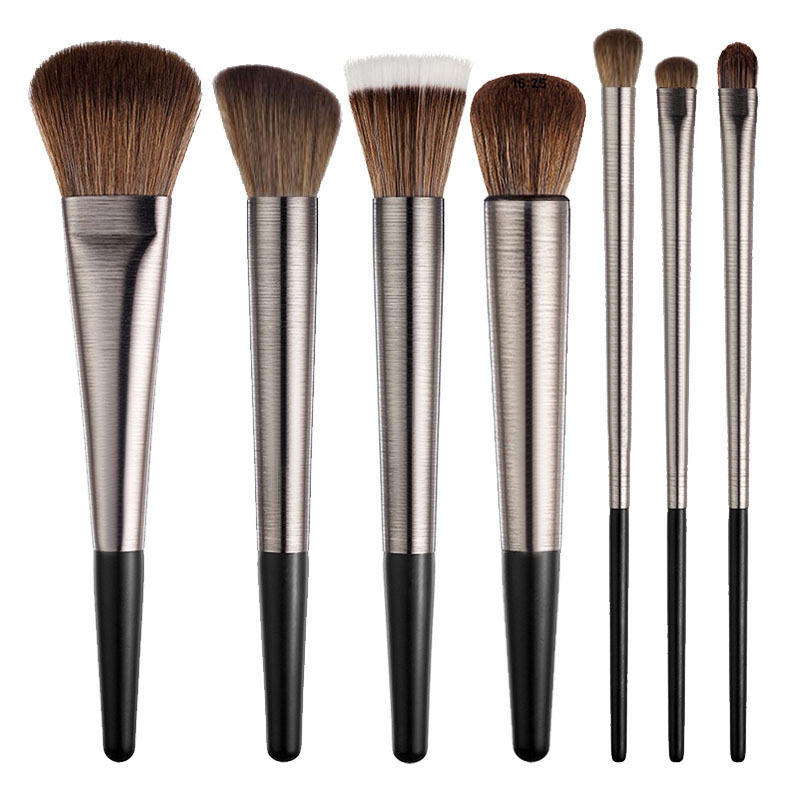 7pcs Makeup Brushes factory directly Makeup Brush Set Powder Foundation Contour Blush Concealer Eye Shadow Blending Liner Make Up Brush Kit