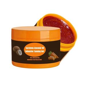 100% Natural Tanning Cream Deep Brown Sunbed Body Oil Tanning Balm Butter