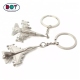 Custom Made 3D Logo Airplane Metal Keychains for Gift