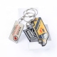 Custom 3D Double Sides Logo Cool Metal Keychains for Teens