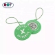 Custom 3D Embossed Brand Name Logo Plastic Hang Tags String Locks for Shoes