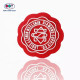 Fashion Design Embossed Custom Silicone Felt Patches Labels with 3D Name Logo for Cloth and Hat