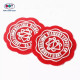 Fashion Design Embossed Custom Silicone Felt Patches Labels with 3D Name Logo for Cloth and Hat