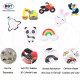 Custom 3D Cartoon Animal Logo Soft Rubber PVC Fridge Magnet for Home Decoration