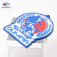 Promotion PVC Key Chain Designer Custom llaveros de Goma Suave Rubber Keychain with 3D Animal Logo