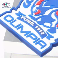 プロモーション PVC キーチェーンデザイナーカスタム リャベロス デ ゴマ 上品な ラバーキーホルダー 3D 動物ロゴ