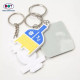 Custom 3D Kawaii Logo Soft PVC Rubber Keychain for Promotion Gift