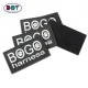 Sew on Embossed Custom Private Brand Name 3D Logo Garment Soft PVC Rubber Patch Labels for Clothing