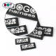 Sew on Embossed Custom Private Brand Name 3D Logo Garment Soft PVC Rubber Patch Labels for Clothing