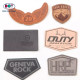 Jeans Clothing Labels Manufacturer Custom Logo Embossed Real Genuine Leather Patches for Hats