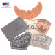 Jeans Clothing Labels Manufacturer Custom Logo Embossed Real Genuine Leather Patches for Hats