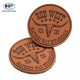 Custom Brand Logo Heat Press Real Leather Patches with Adhesive