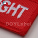 Custom Made Logo Embroidery Key Chains for Airplane Remove Before Flight