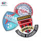 Heat Cut Custom Brand Name Sports Club Embroidery Logo Custom Clothes Embroidered Patches