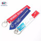 Key Chain Hold Maker Custom Embroidery Name Logo Embroidered Keyring Tags for Flight Clothing