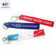 Key Chain Hold Maker Custom Embroidery Name Logo Embroidered Keyring Tags for Flight Clothing