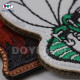 Key Chain Custom Embroidery Cartoon Logo Holder Cute PU Leather Keychain Charms for Woman Girl