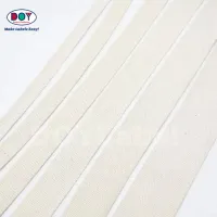 1-5cm in Stock Clothing Webbing Wholesale Blank 100% Cotton Woven Tapes Bands for Printed Labels